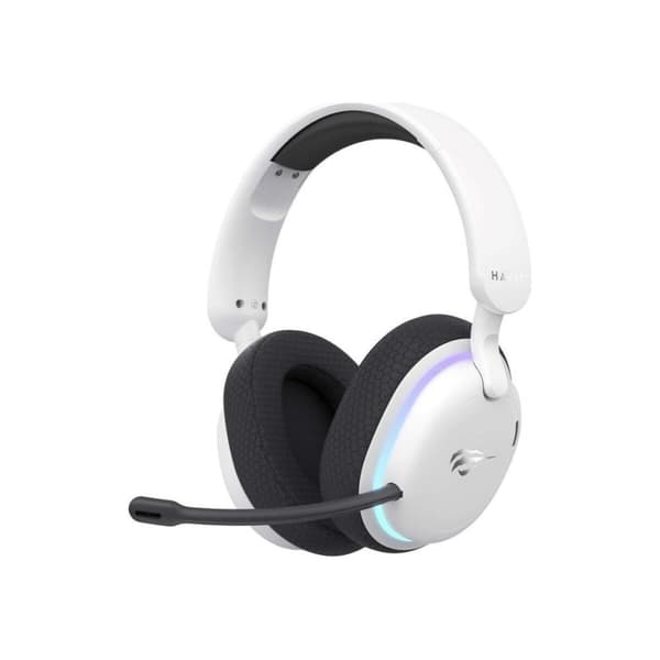 Gaming headset med mikrofon Havit Fuxi-H7 Hvid Sort