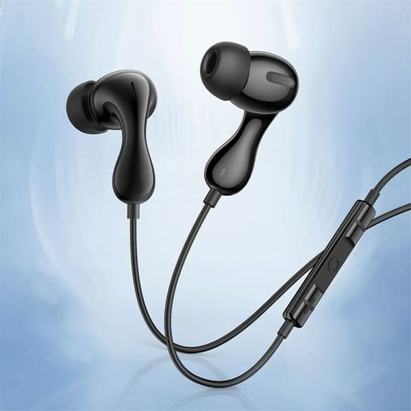 Hovedtelefoner med mikrofon Baseus Encok HZ20 Sort