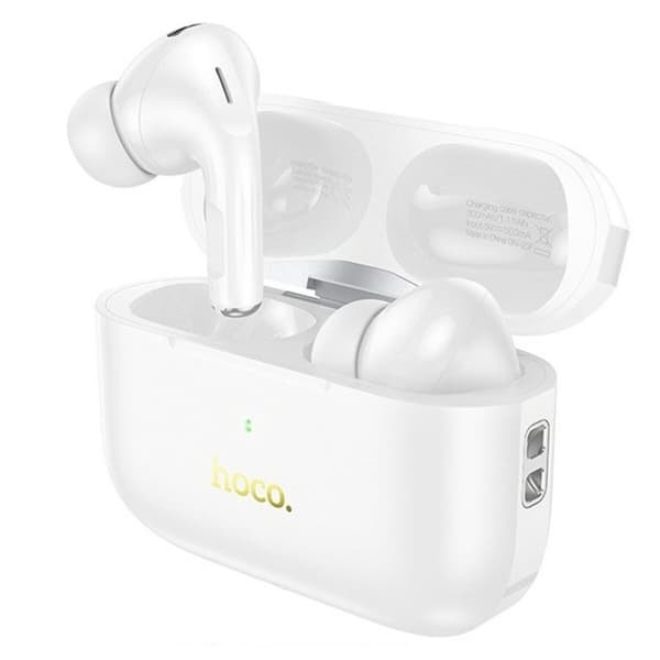 Trådløse høretelefoner med etui til opladning Hoco EW56 Plus Generoso Hvid