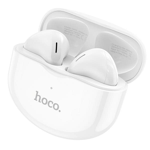 Trådløse høretelefoner med etui til opladning Hoco EW35 Hvid