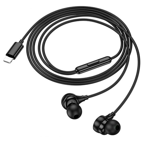 Hovedtelefoner med mikrofon Hoco M116 Benevolent Sort