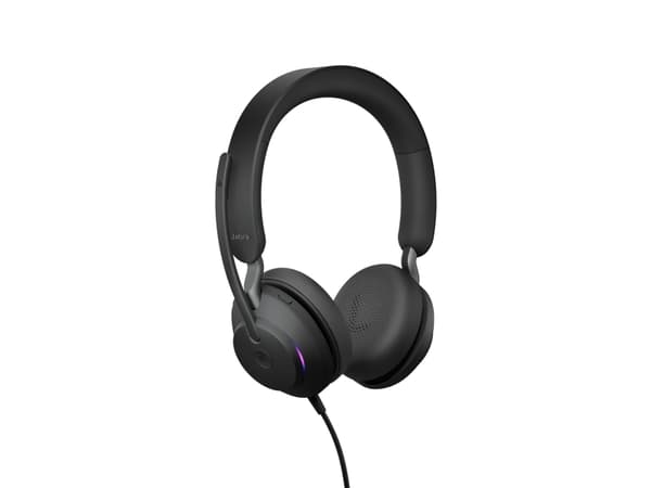 Jabra Evolve2 40 SE MS Stereo - Headset - på örat