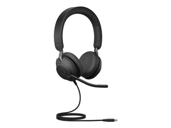 Jabra Evolve2 40 SE MS Stereo - Headset - på örat - kabelansluten - USB-C, USB-A - ljudisolerande - Certifierad för Microsoft-teams
