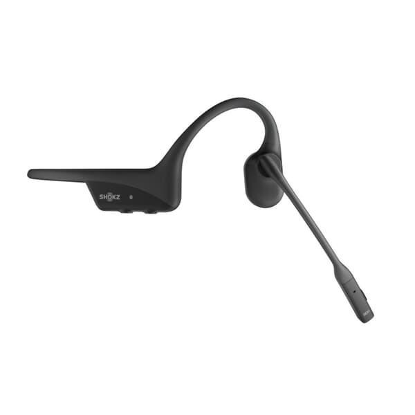 SHOKZ OpenComm2 2025 Opgrader trådløst Bluetooth-headset til videokonferencer med benledning og USB-C-opladningsport | 16 timers taletid, 29 m trådløs