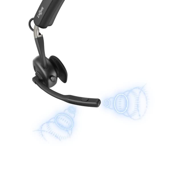 SHOKZ OpenMeet UC Langaton Bluetooth-luujohtoinen videoneuvottelukuulokemikrofoni USB-A-sovittimella