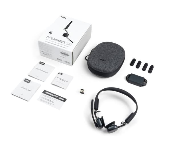 SHOKZ OpenMeet UC Langaton Bluetooth-luujohtoinen videoneuvottelukuulokemikrofoni USB-A-sovittimella
