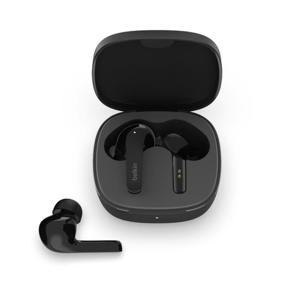 Belkin SOUNDFORM Flow Langattomat nappikuulokkeet Puhelut/Musiikki USB Type-C Bluetooth Musta