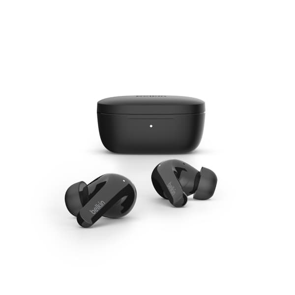 Belkin SOUNDFORM Flow Langattomat nappikuulokkeet Puhelut/Musiikki USB Type-C Bluetooth Musta