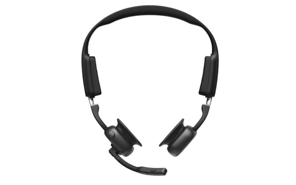 SHOKZ OpenMeet trådlöst Bluetooth-headset med benledningsteknik för videokonferenser