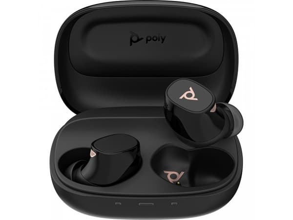 HP Poly Voyager Free 20 Black Earbuds +Basic Charge Case