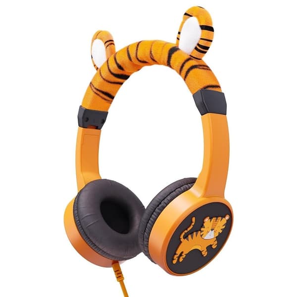 Planet Buddies Kablede Høretelefoner til Børn Charlie the Tiger Furry