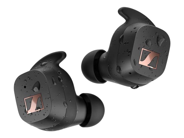Sennheiser SPORT True Wireless - True wireless-hörlurar med mikrofon - inuti örat - Bluetooth - svart