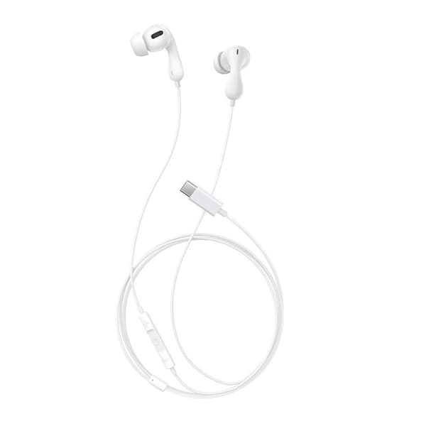Baseus Encok CZ20 Headset Trådbundet In-ear Samtal/Musik USB Typ-C Vit