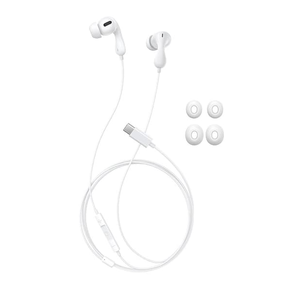Baseus Encok CZ20 Headset Trådbundet In-ear Samtal/Musik USB Typ-C Vit