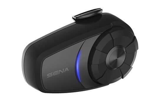 Sena 10S motorcykel intercom 4 kanaler 1600 m Sort