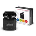 Pikkukuva 3 / 3: Savio TWS-02 Langattomat Bluetooth-kuulokkeet, Musta