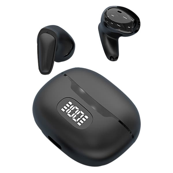 150 Sprog Oversættelse Oversætter Smart Voice Bluetooth In Ear-hovedtelefoner - Sort