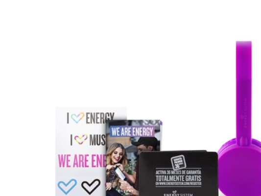 Energy Sistem 394913, Kuulokkeet, Pääpanta, Calls/Music, Purppura, Kaksikanavainen, 1,2 m