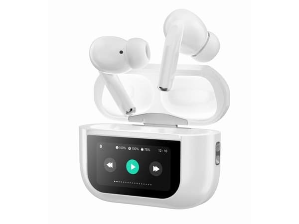 Technaxx MusicMan, True Wireless Stereo (TWS), Samtaler/musikk, 20 - 20000 Hz, 7,8 g, Hodetelefoner, Hvit