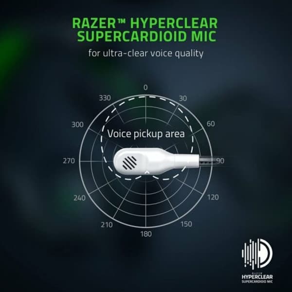 Hovedtelefoner med mikrofon Razer RZ04-03470300-R3M1 Hvid Multifarvet