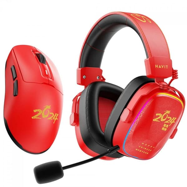 Gaming headset med mikrofon Havit H2039BG