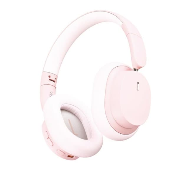 Bluetooth Huvudbands Hörlurar Baseus Bowie D05 Rosa (Rosa)