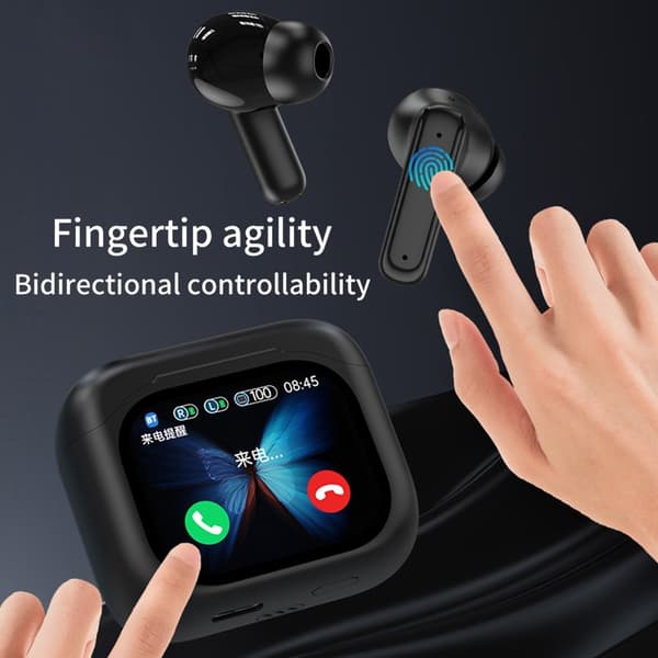 Översättare 150 språk Translation Smart Voice Bluetooth In Ear-hörlurar - Svart