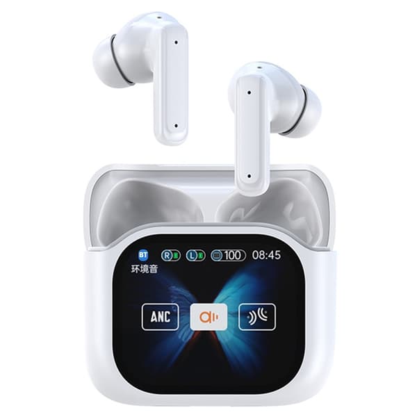 Oversætter 150 Sprog Oversættelse Smart Voice Bluetooth In Ear-hovedtelefoner - Hvid