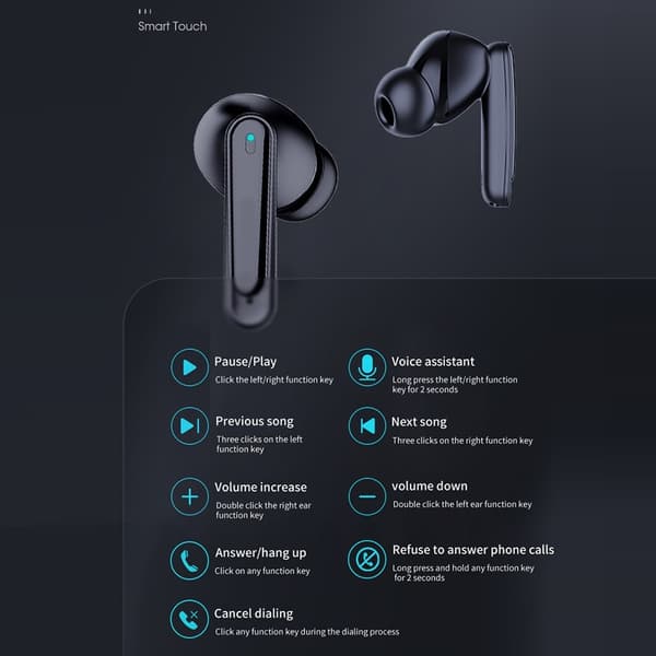 A8 150 Languages Kääntäjä Smart Voice Bluetooth In Ear kuulokkeet