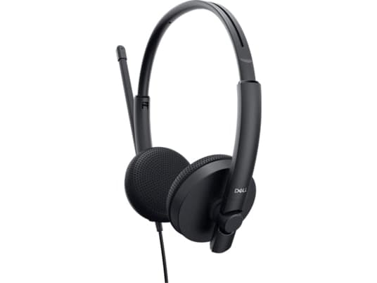 DELL WH1022, Kabel, 20 - 20000 hz, Samtal/musik, 121 g, Headset, Svart