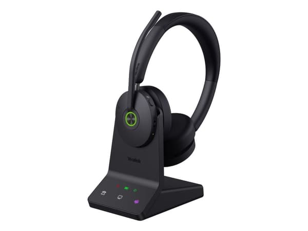 Yealink WH68 Teams Headset, Kabel & trådløs, 20 - 20000 Hz, Opkald/musik, 155 g, Headset, Sort