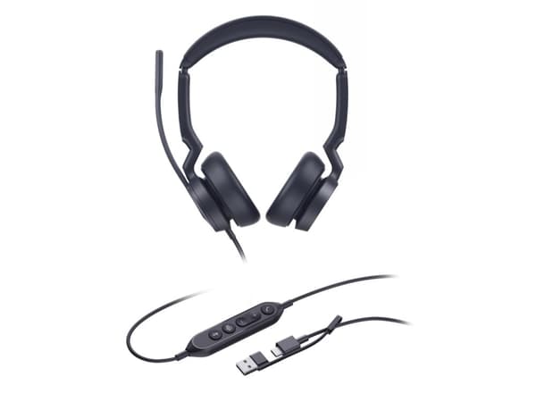 Yealink Headset UH46 Dual Teams USB-C/A - Headset (1308182)