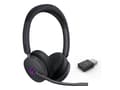 Miniatyrbild 1 av 2: Yealink WH68 Hybrid Teams Headset, Kabel & trådløs, 20 - 20000 Hz, Opkald/musik, 155 g, Headset, Sort