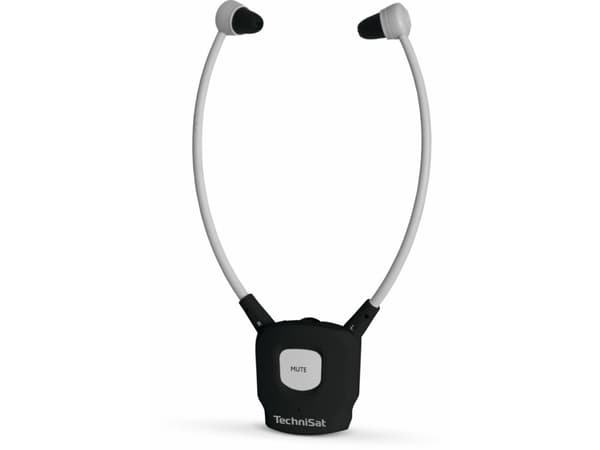 Technisat andre hodetelefoner (uten sender), hakestroppmottaker, trådløs, radiooverføring, batteridrift (1001/9130)