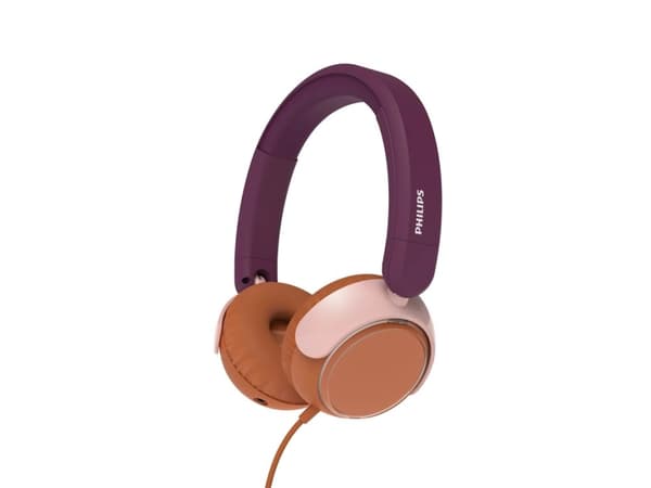 Philips TAK2000MP/00, Ledningsført, 20 - 20000 Hz, Opkald/musik, 135 g, Hovedtelefoner, Orange, Lilla, Rose