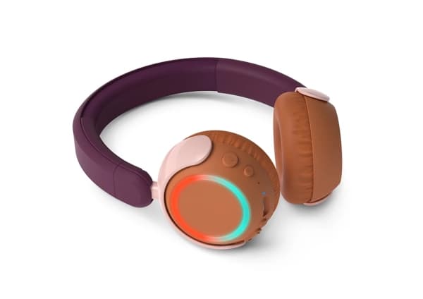Philips TAK4200MP/00, Trådløs, 20 - 20000 Hz, Opkald/musik, 129 g, Headset, Orange, Lilla, Rose