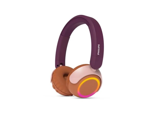 Philips TAK4200MP/00, Trådløs, 20 - 20000 Hz, Opkald/musik, 129 g, Headset, Orange, Lilla, Rose