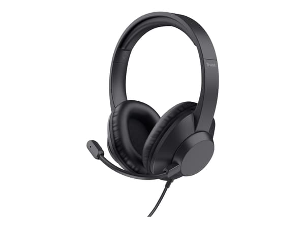 Trust Ayda Max USB, Ledningsført, 20 - 20000 Hz, Kontor/Callcenter, 167 g, Headset, Sort