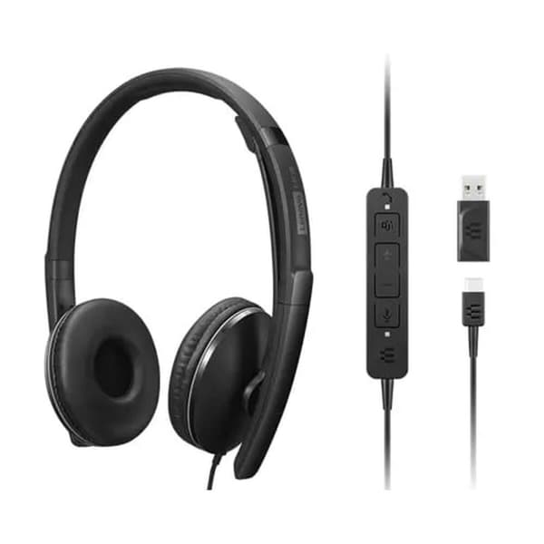 Hörlurar Lenovo 4XD1M45627 Svart