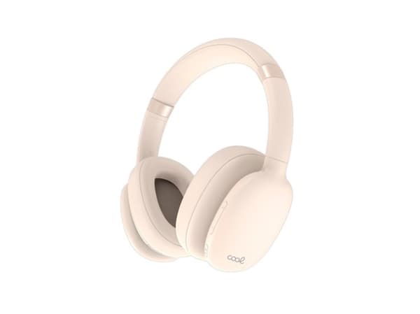 Cool Roller Beige Stereo Headphones