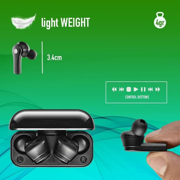 Bluetooth-kuulokkeet NGS ARTICABLOOMBLACK Musta