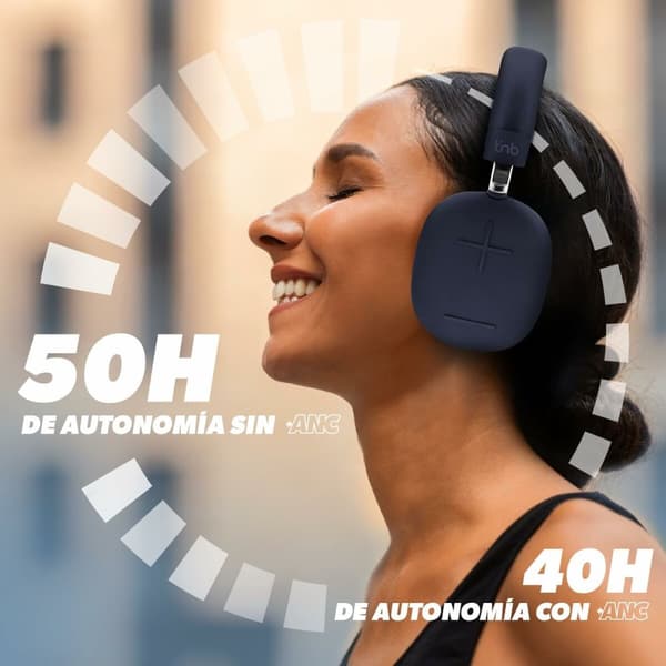 Bluetooth headset med mikrofon T'NB BOUNCE Mørkeblå