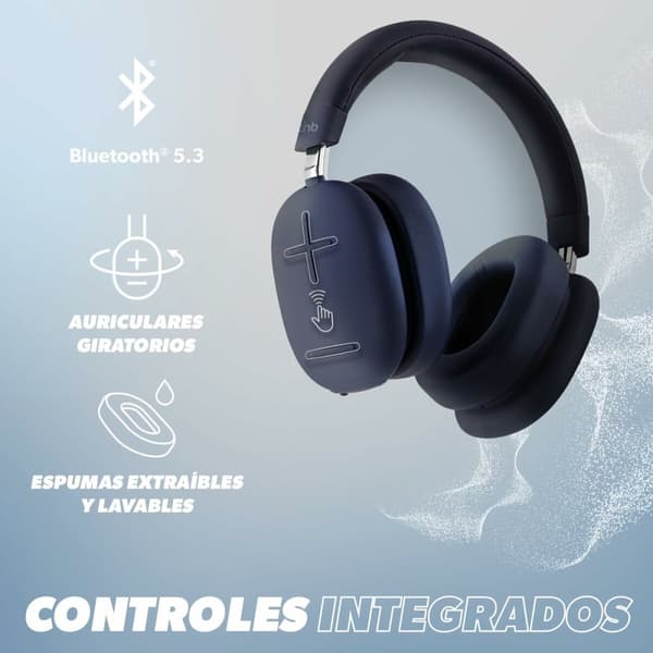 Bluetooth headset med mikrofon T'NB BOUNCE Mørkeblå