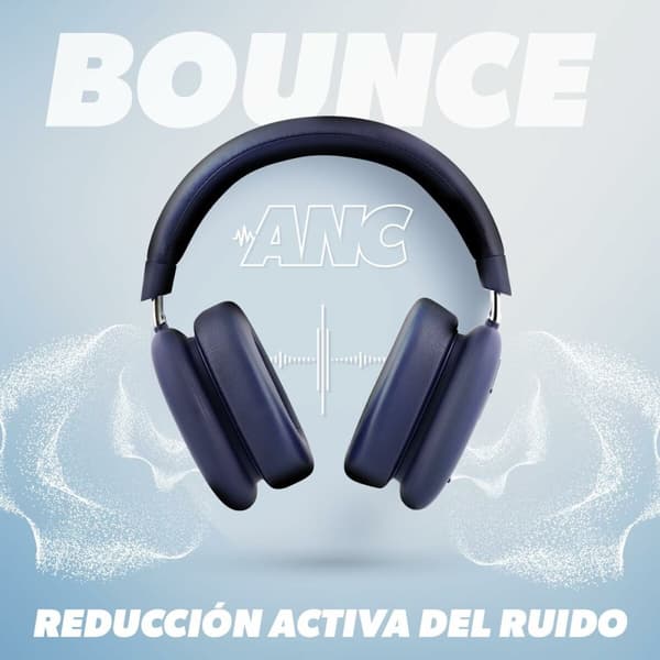 Bluetooth headset med mikrofon T'NB BOUNCE Mørkeblå