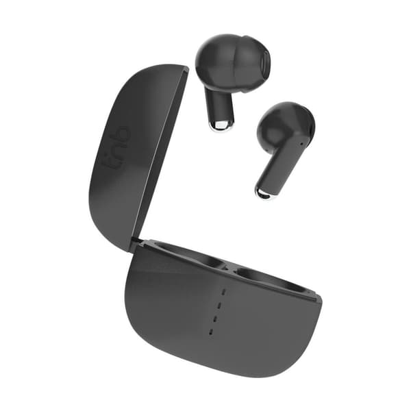 Trådløse høretelefoner med etui til opladning T'NB ZIP 2 Sort