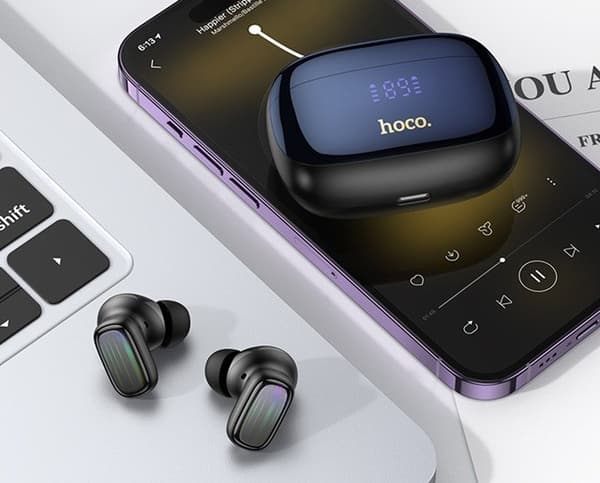 Hoco EQ20 Rhyme Headset Trådløst In-Ear Opkald/Musik Bluetooth Sort