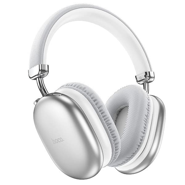 Hoco W35 Max Joy Langattomat Bluetooth-Nappikuulokkeet Hopea