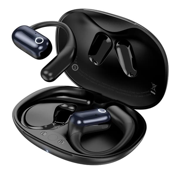 Hoco EA6 Trådlöst Headset med Öppen Öra-anslutning/Musik Bluetooth Svart
