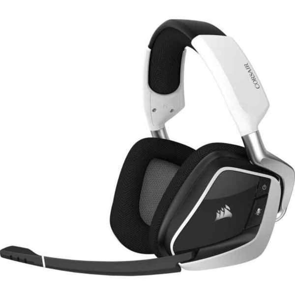Bluetooth Hörlurar med Mikrofon Corsair VOID RGB ELITE Vit Trådlös