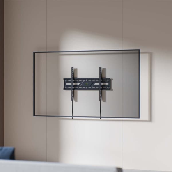 TV-holder Aisens WT86F-313 Sort Stål (1 enheder)